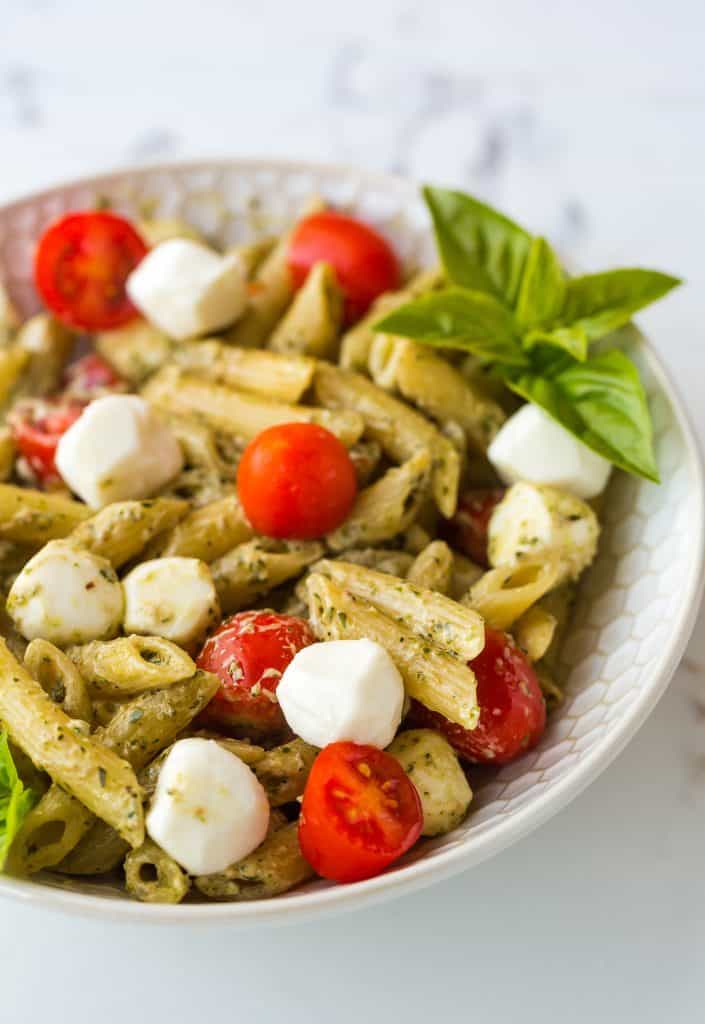 Easy Pesto Pasta - Salt & Baker