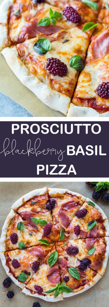 Prosciutto Blackberry Basil Pizza - Salt & Baker