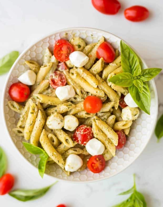 Easy Pesto Pasta Salt & Baker