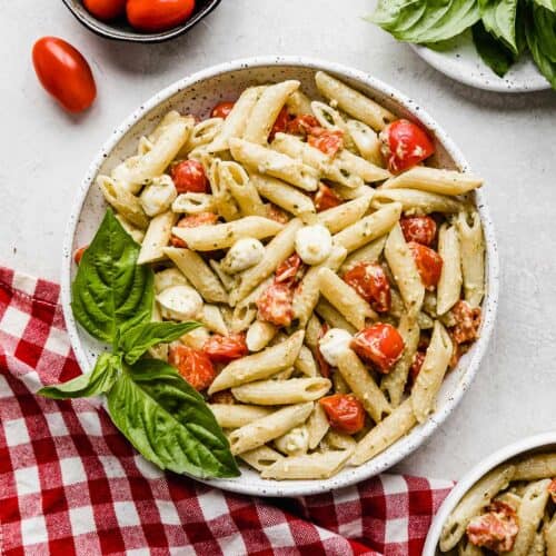 Pesto Pasta with Tomatoes — Salt & Baker
