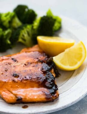 Brown Sugar Crusted Salmon | saltandbaker.com