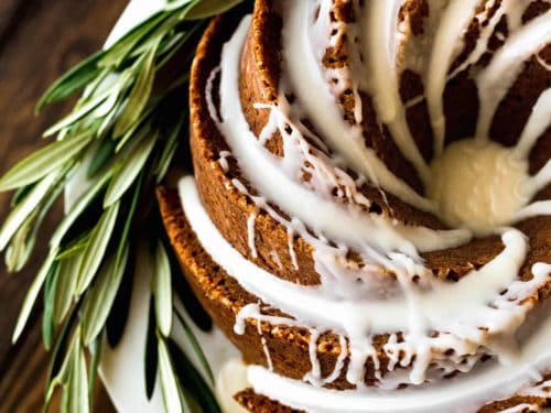 Gingerbread bundt cake in the most beautiful forest cake pan - The Nordic  Kitchen