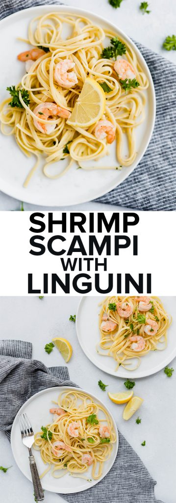 Shrimp Scampi with Linguini | saltandbaker.com
