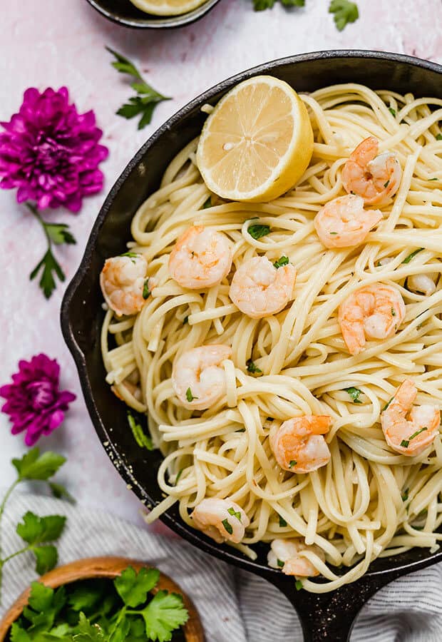 Shrimp Scampi with Linguini — Salt & Baker