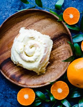 Moist, fluffy, and delicate orange rolls topped with an orange infused frosting! These rolls are easy to make and so delicious!