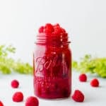 Delicious and easy to make raspberry sauce! Use fresh or frozen raspberries to make this delicious sauce. We love to use this atop ice cream, cheesecake, or crepes!