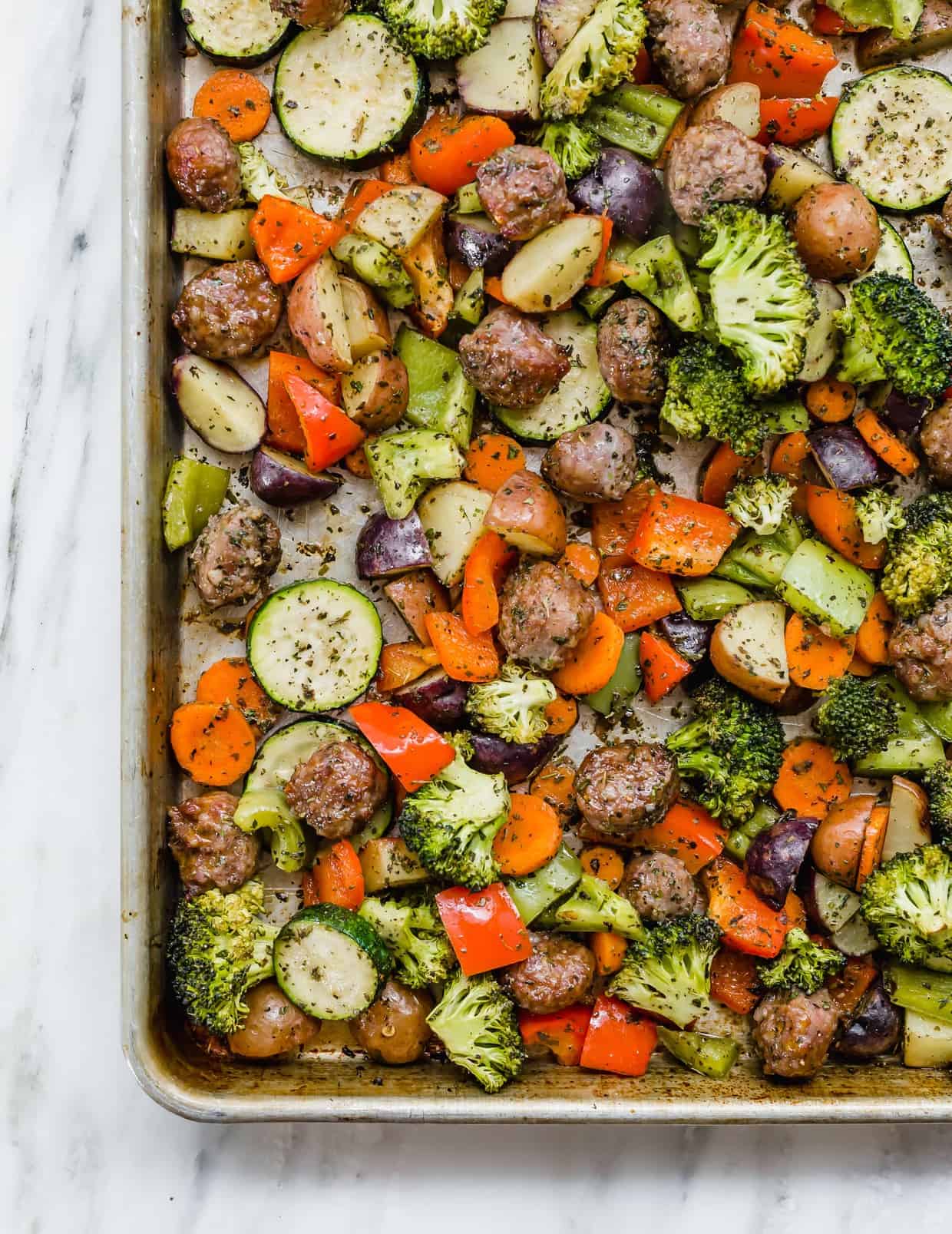 Sheet Pan Italian Sausage Vegetable Bake Salt Baker
