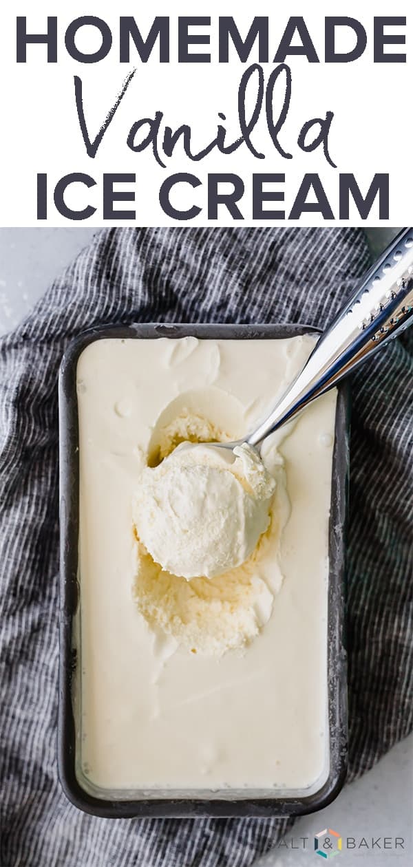 Homemade Vanilla Ice Cream Recipe | Salt & Baker