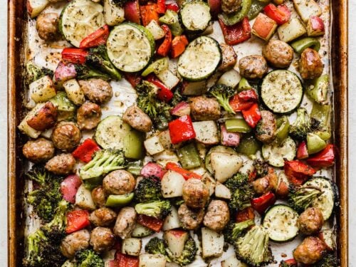 Sheet Pan Dinner: Sausage and Vegetables! - Made It. Ate It. Loved It.