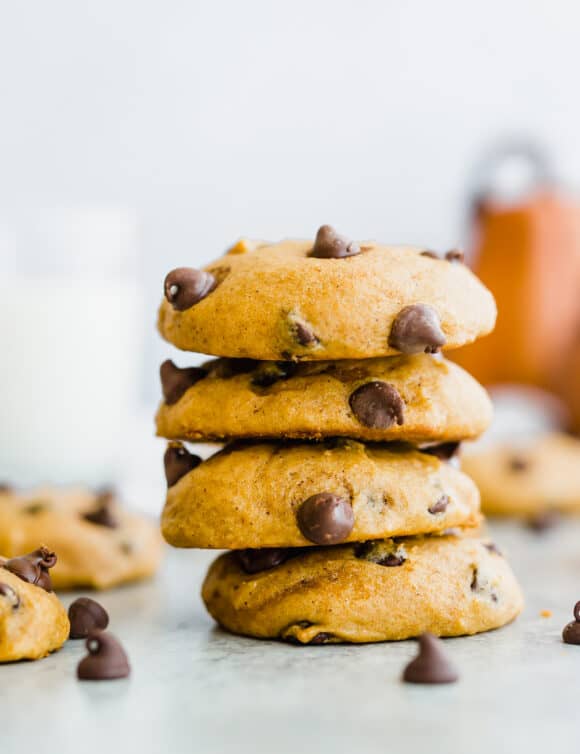 Pumpkin Chocolate Chip Cookies | Salt & Baker