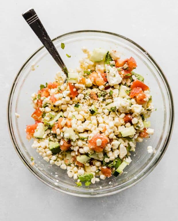 Corn Avocado Feta Salad — Salt & Baker