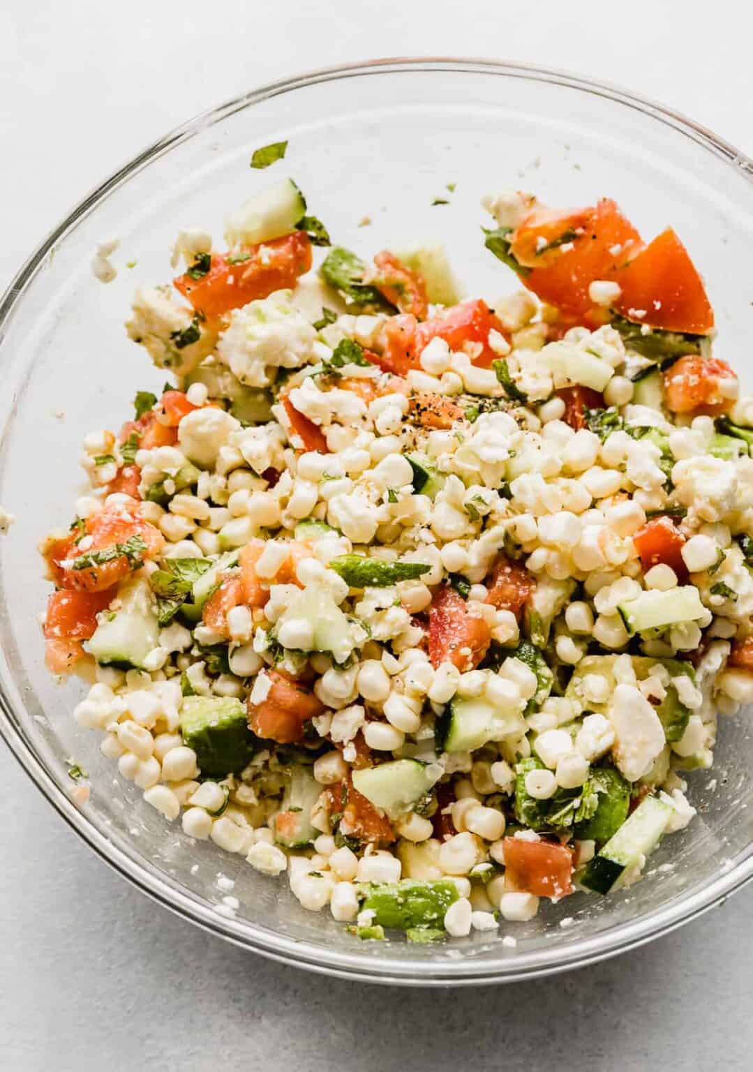 Corn Avocado Feta Salad — Salt & Baker