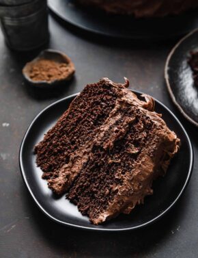 Chocolate Cake with Chocolate Cream Cheese Frosting