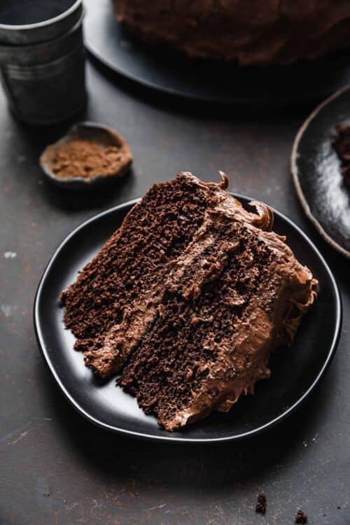 Chocolate Cake With Chocolate Cream Cheese Frosting