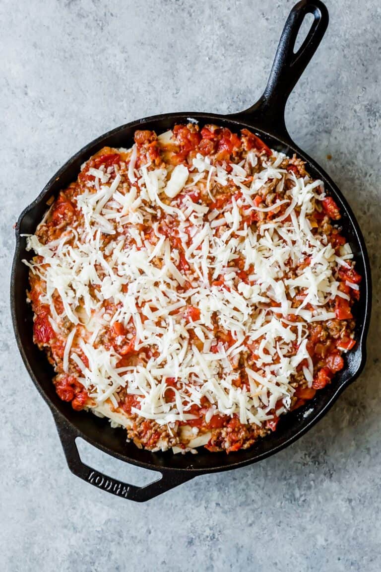 Cast Iron Lasagna (with NO Boil Noodles!) — Salt & Baker