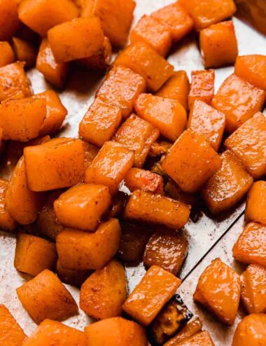 Cinnamon Roasted Butternut Squash - Salt & Baker