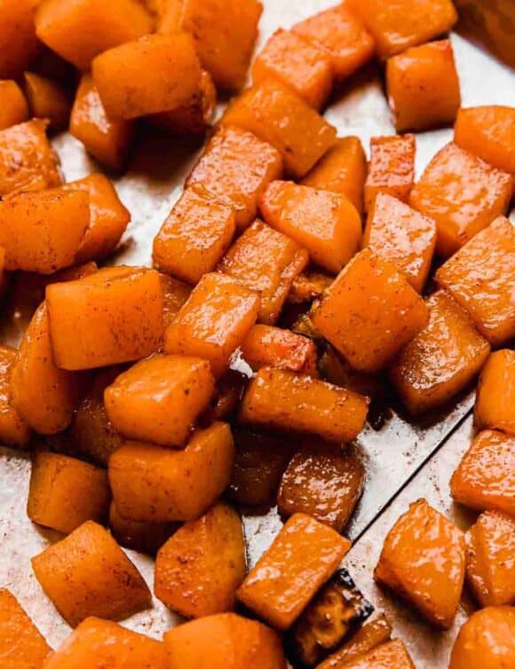 Cinnamon Roasted Butternut Squash - Salt & Baker