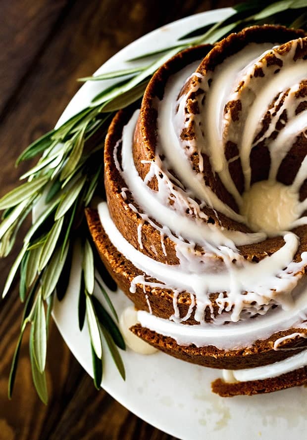 Gingerbread bundt cake in the most beautiful forest cake pan - The Nordic  Kitchen