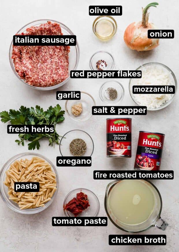 Cheesy Sausage Lasagna Soup — Salt & Baker