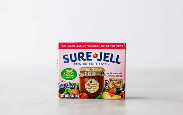 Photo of a box of Sure-Jell pectin.