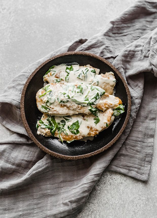 Creamy Chicken Dijon Recipe (healthy 20 minute meal) — Salt & Baker