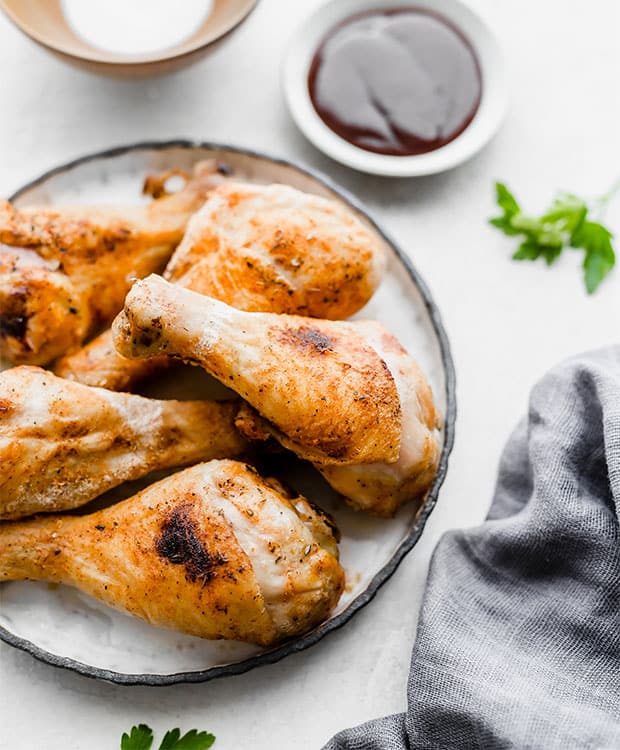 Crispy BAKED Chicken Drumsticks - Salt & Baker