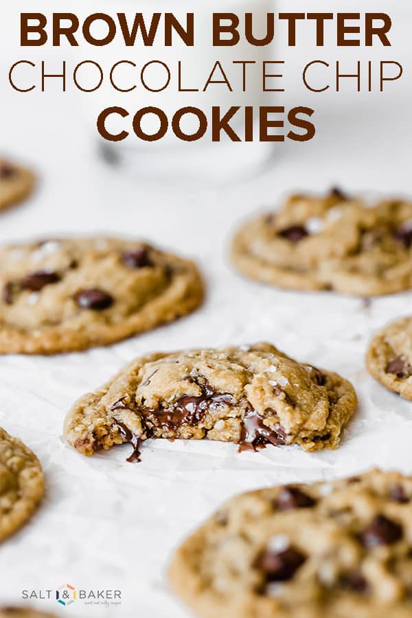 Brown Butter Chocolate Chip Cookies with Oat Flour - Salt & Baker