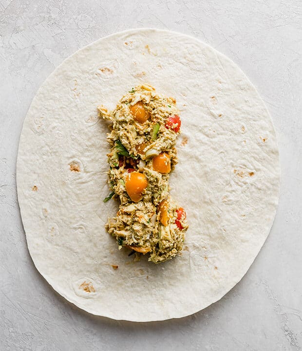 Healthy Chicken Avocado Wraps - Veronika's Kitchen