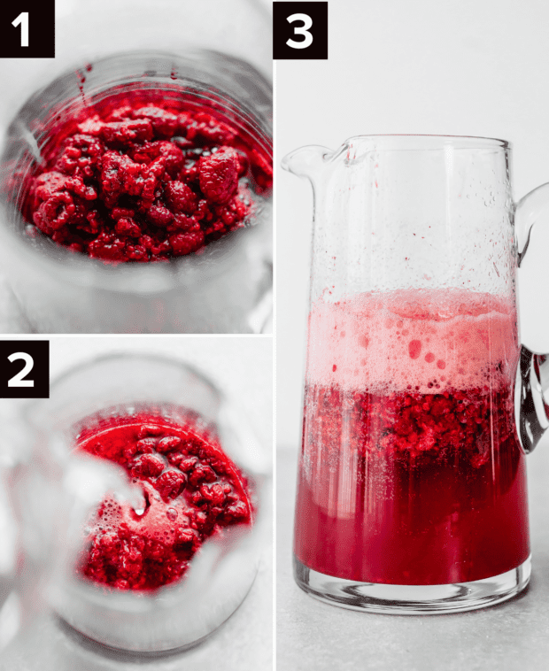 Non Alcoholic Raspberry Mojito Mocktail Recipe - Salt & Baker