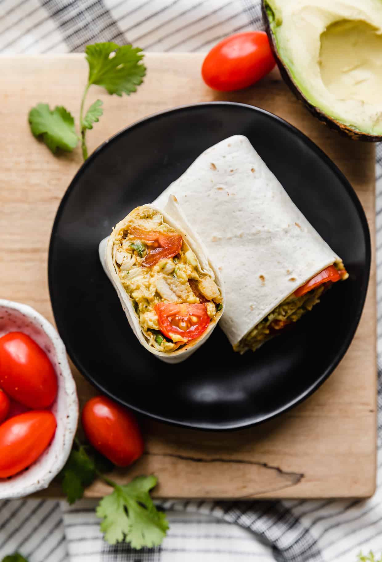 Chicken Avocado Wrap — healthy 5 minute meal! — Salt & Baker