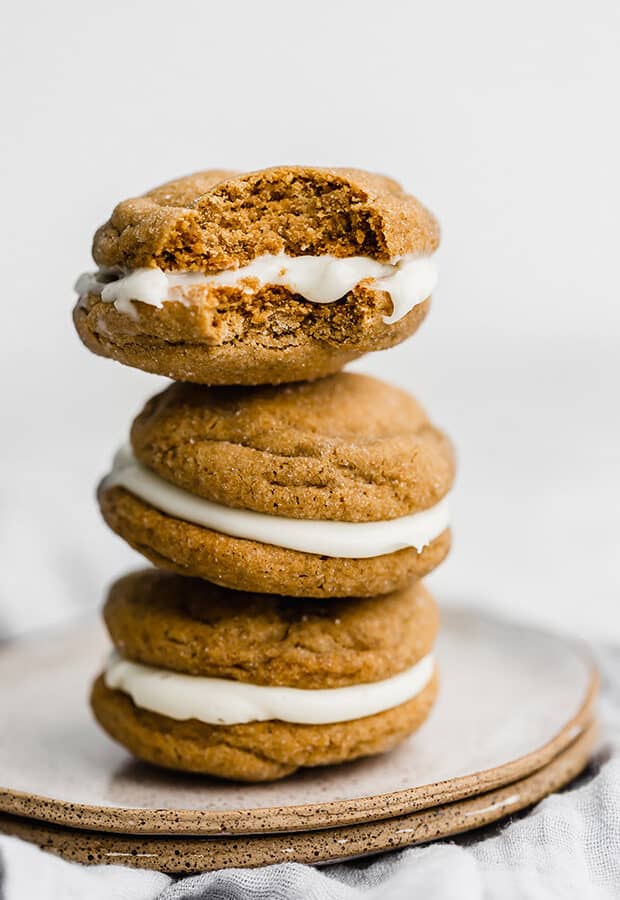 Soft Gingerbread Whoopie Pies Salt Baker