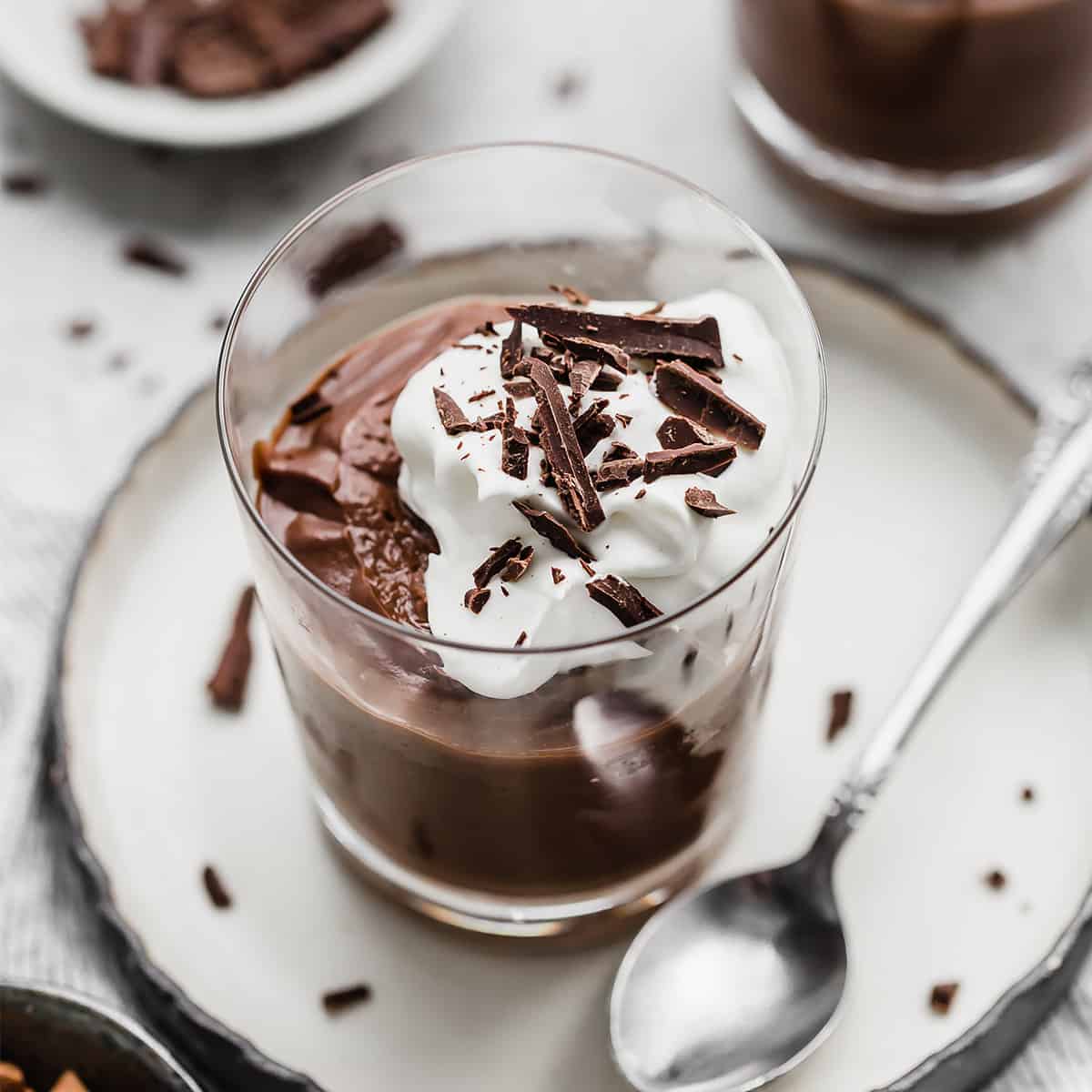 Chocolate Pudding With Cocoa Powder Salt Baker