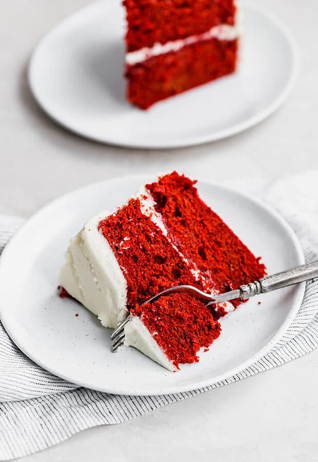 Red Velvet Cake Recipe with Old Fashioned Frosting