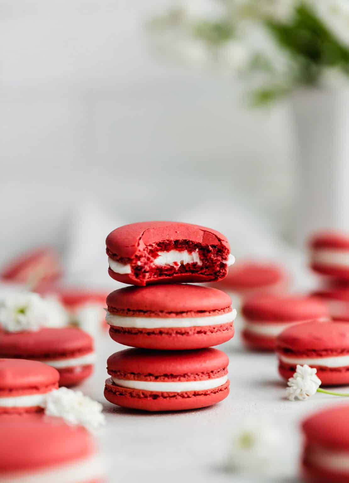 Red Velvet Macarons — Salt & Baker