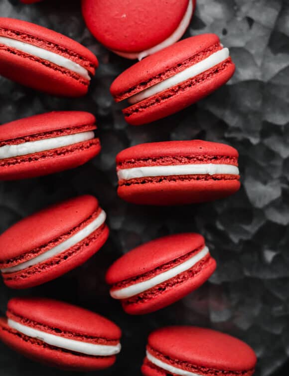 Red Velvet Macarons — Salt & Baker