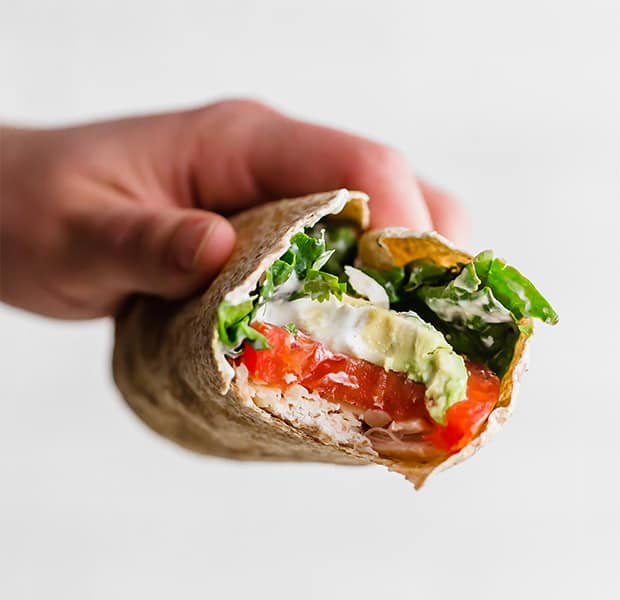 Healthy Chicken Wraps - ProperFoodie