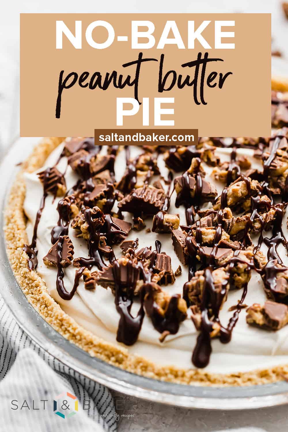 No Bake Peanut Butter Pie — Salt & Baker