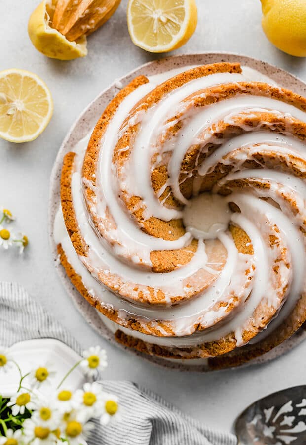 The BEST Lemon Poppy Seed Bundt Cake — Salt &amp; Baker