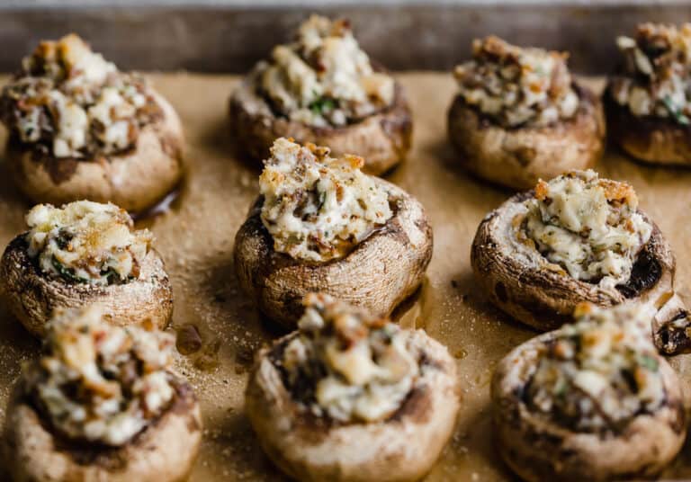 Italian Sausage Stuffed Mushrooms — Salt & Baker