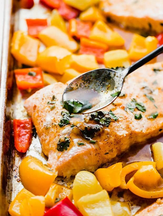 Sheet Pan Sweet Chili Lime Salmon Recipe Salt Baker