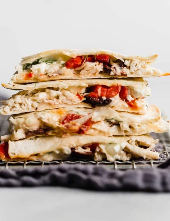 Greek Quesadillas - Salt & Baker