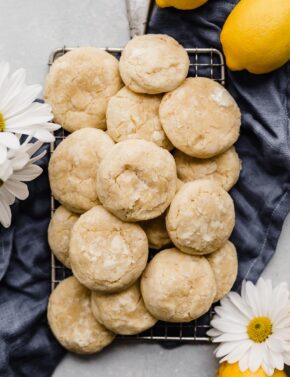 Lemon Powdered Sugar Cookies