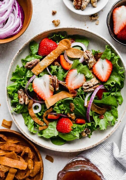 Strawberry Spinach Salad - Salt & Baker