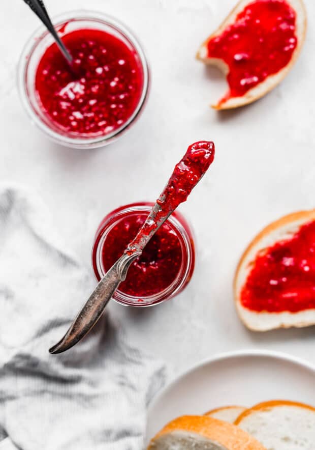 Freezer Raspberry Jam — Salt & Baker
