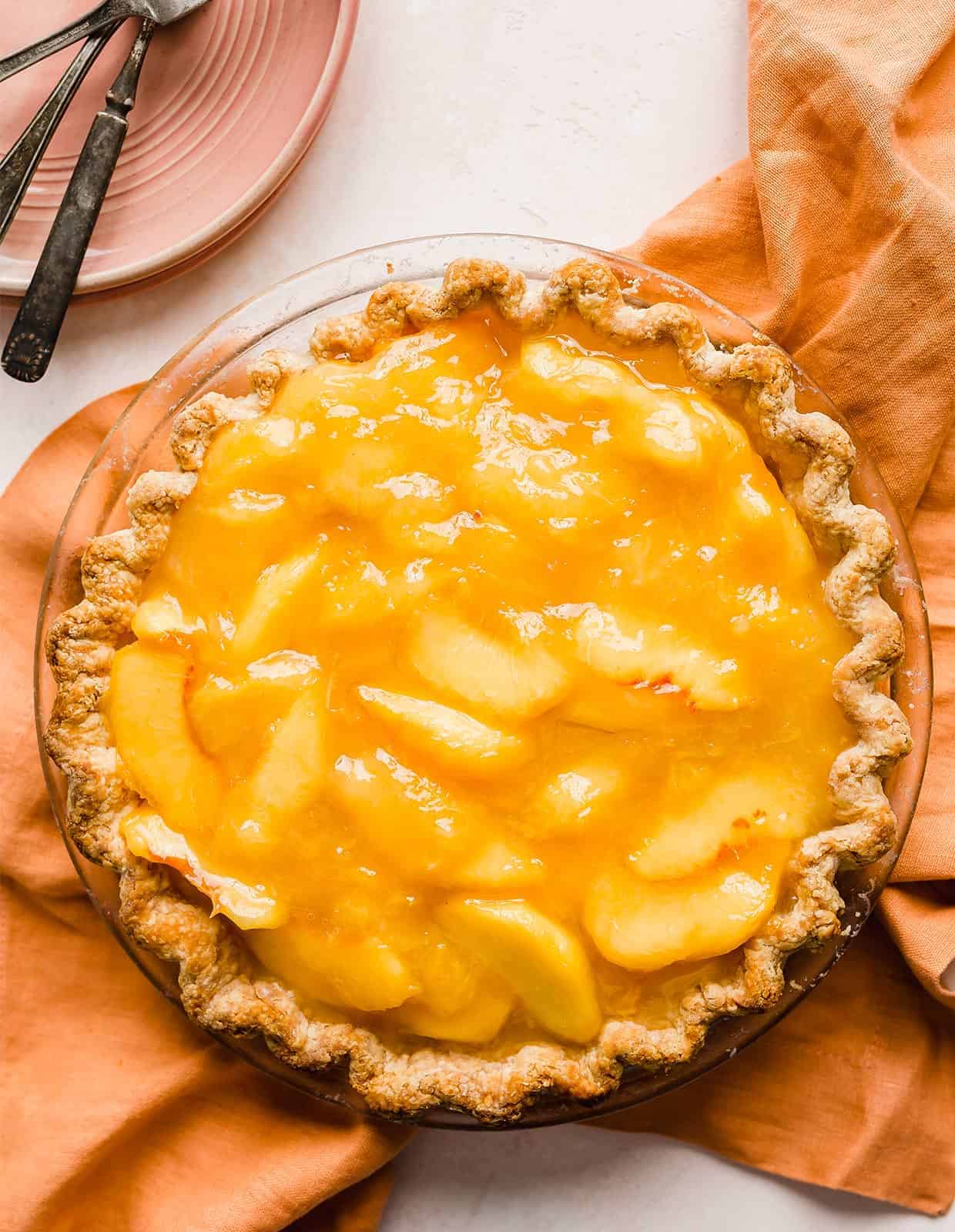 Fresh Peach Pie — Salt And Baker 