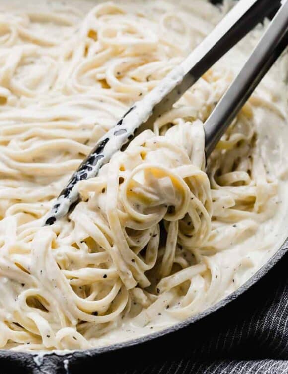 Fettuccine Alfredo (the best ever! So EASY too!) — Salt & Baker