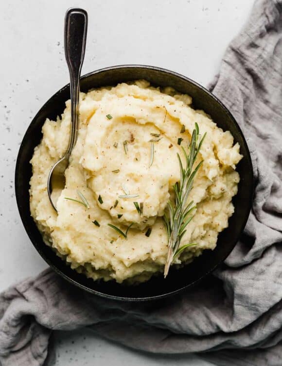 Brown Butter Rosemary Mashed Potatoes — Salt & Baker