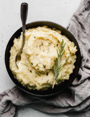 Brown Butter Rosemary Mashed Potatoes
