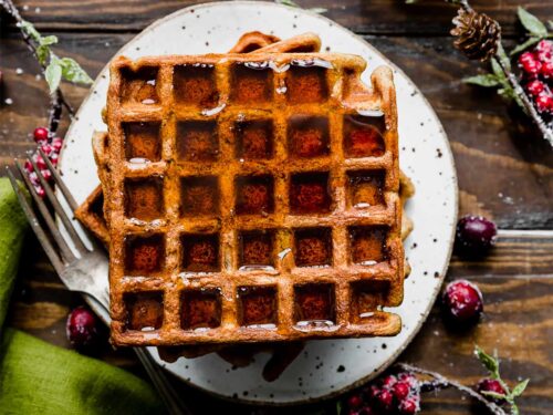 Gingerbread Waffles