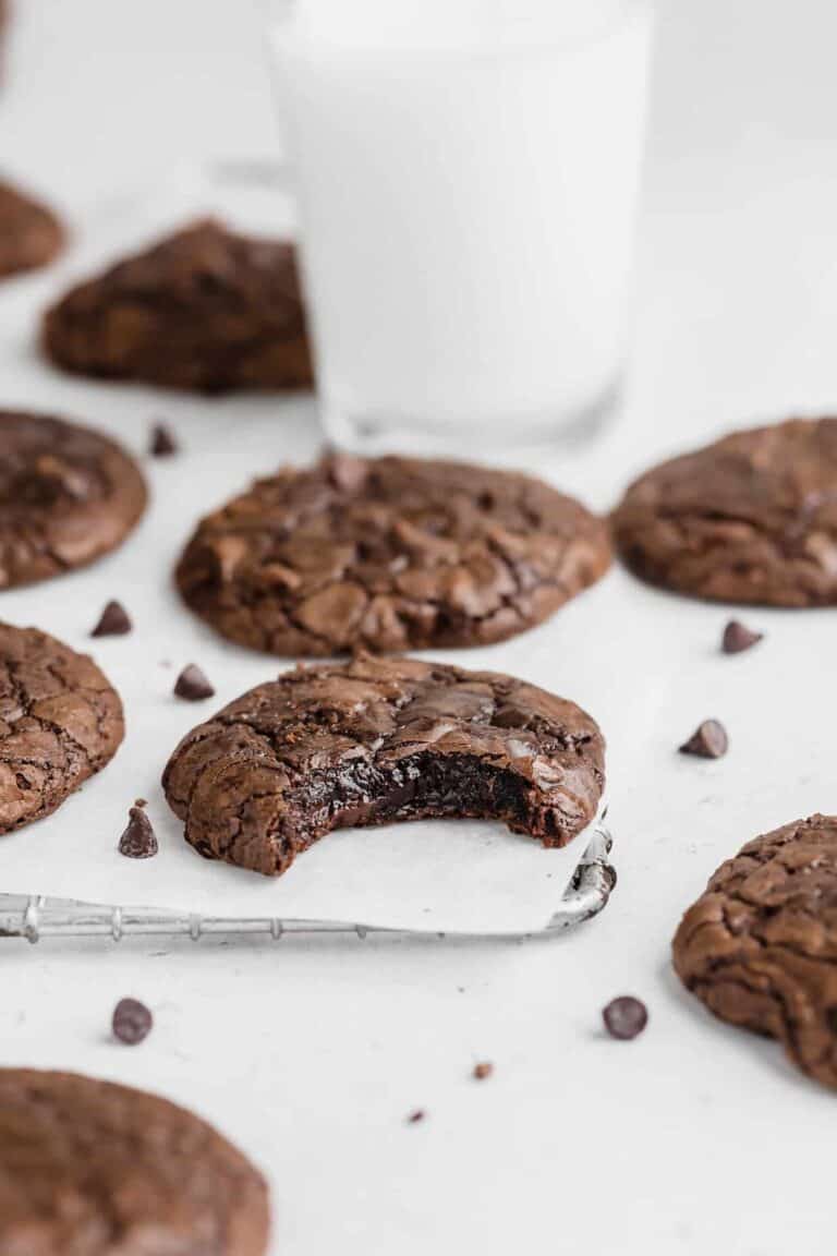 Fudgy Brownie Mix Cookies — Salt & Baker